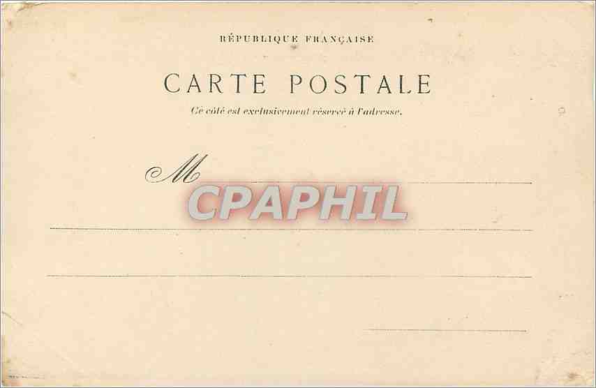 CPA Parc du Petit Trianon Le Pavillon de Musique  — Verso