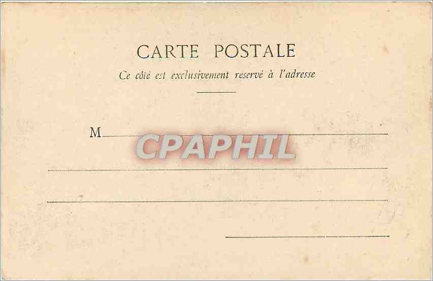 CPA Lourdes La Grotte de Massabielle  — Verso