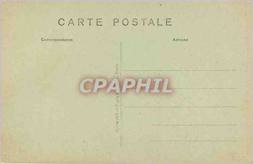 CPA Versailles Le Petit Trianon Hameau de Marie Antoinette La Tour de Malborough  — Verso