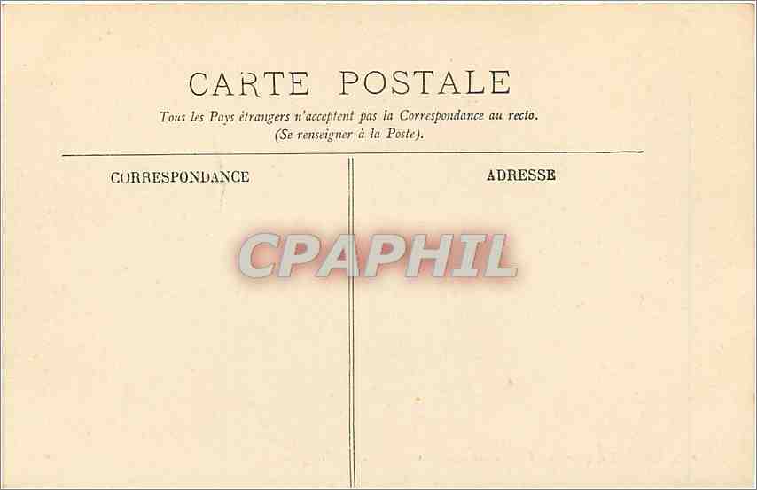 CPA Le Havre La Place Gambetta et le Theatre  — Verso
