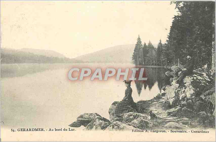 CPA Gerardmer Au bord du Lac 