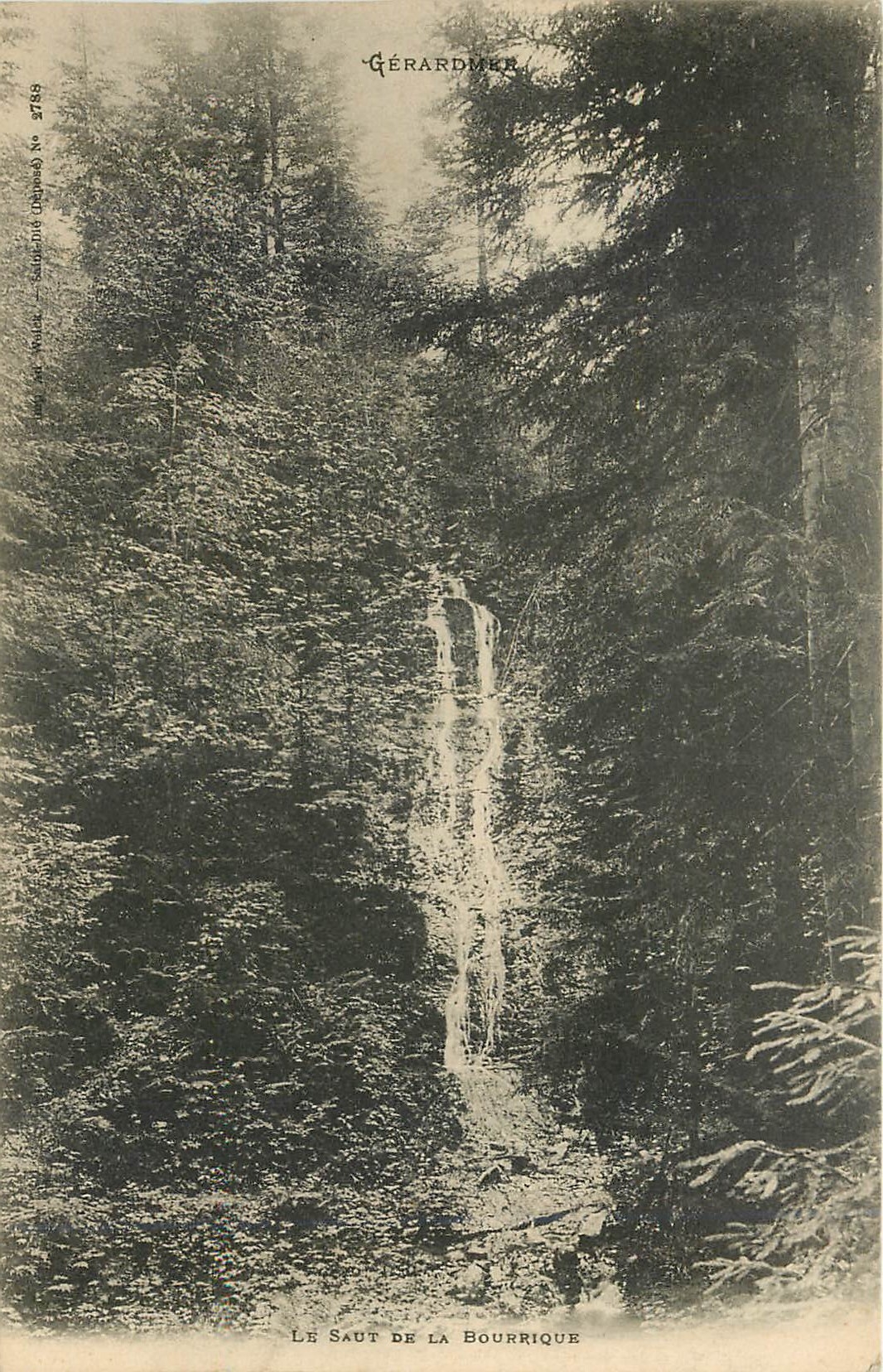 CPA Gerardmer Le Saut de la Bourrique 