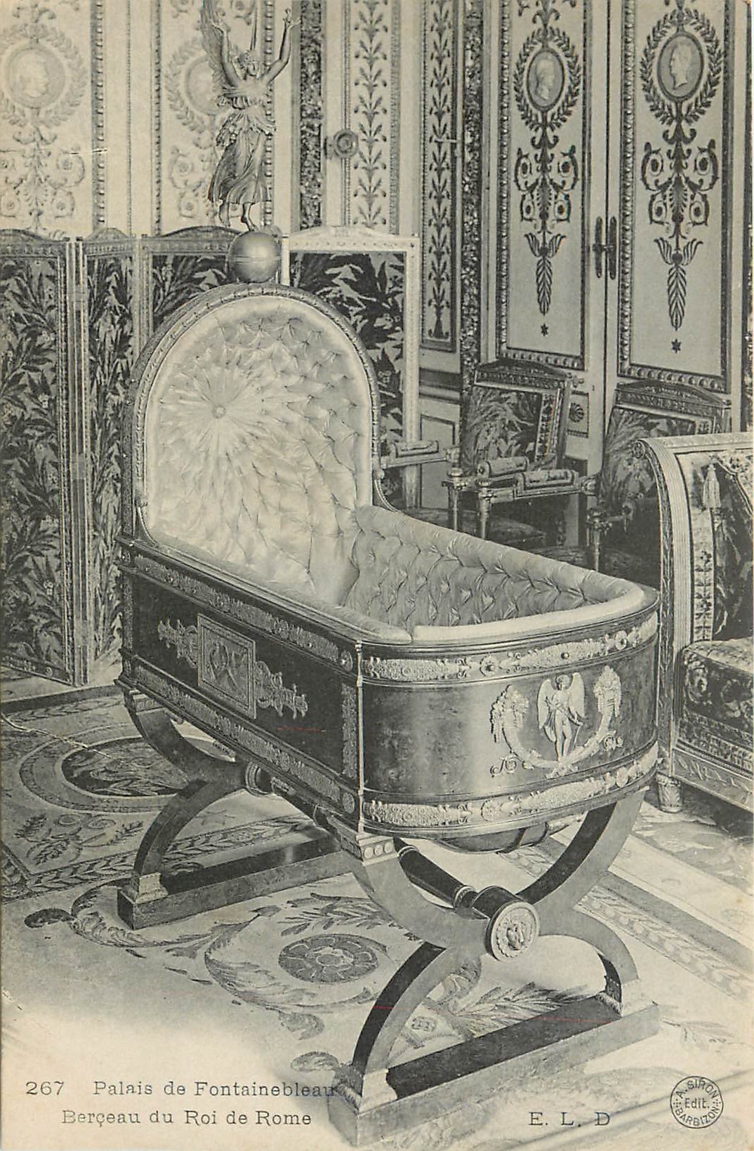 Berceau du Roi de Rome — Palais de Fontainebleau — E. L. D. Edit.