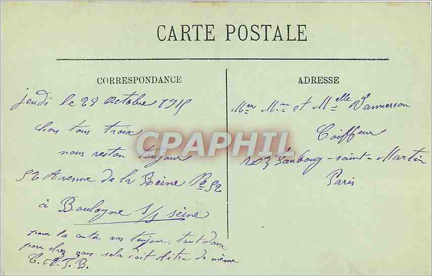 CPA Dieppe la Tamise dans l'Avant Port Bateaux — Verso