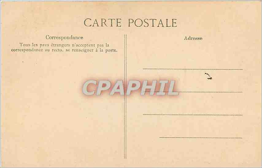 CPA Collection speciale du Palais de Compiegne Chambre de l'Empereur Napoleon  — Rückseite