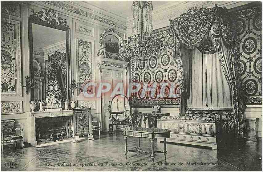 CPA Collection speciale du Palais de Compiegne Chambre de Marie Antoinette 