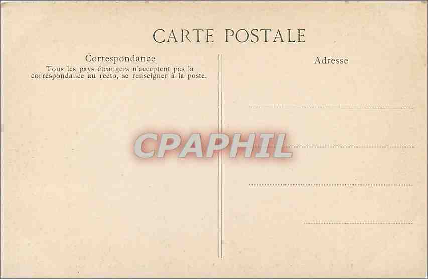 CPA Collection speciale du Palais de Compiegne Chambre de Marie Antoinette  — Rückseite