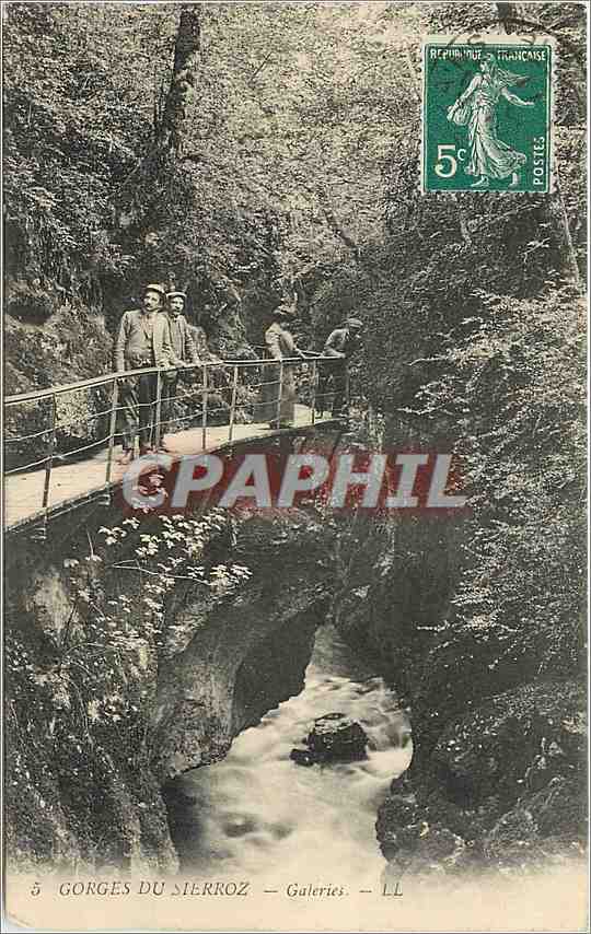 CPA Gorges du Sierroz Galeries 