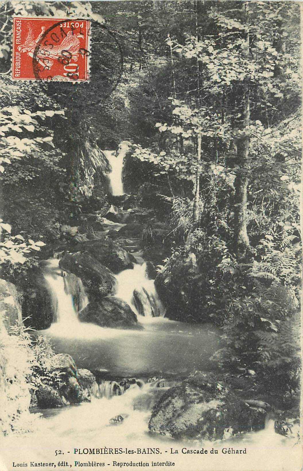 CPA Plombieres les Bains La Cascade du Gehard 