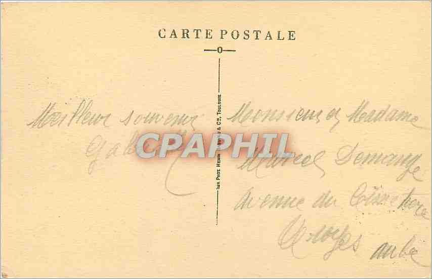 CPA Roc Amadour Vue Generale Cote Est  — Rückseite