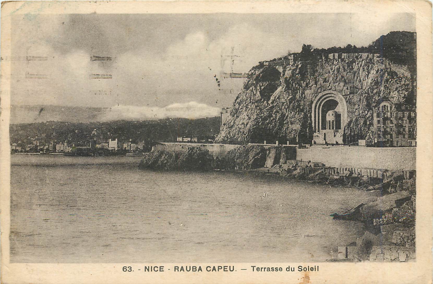 CPA Nice Rauba Capeu Terrasse du Soleil 