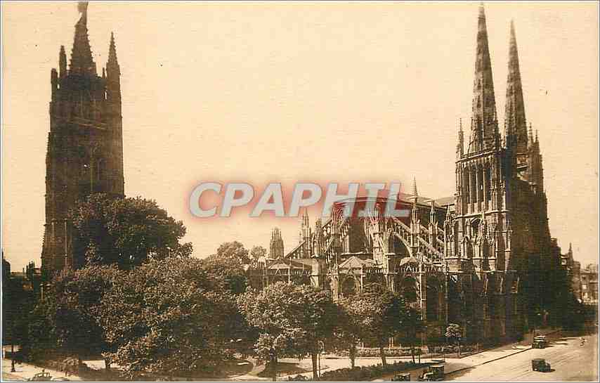 CPA Bordeaux Tour Pey Beyland et Cathedrale Saint Andre 