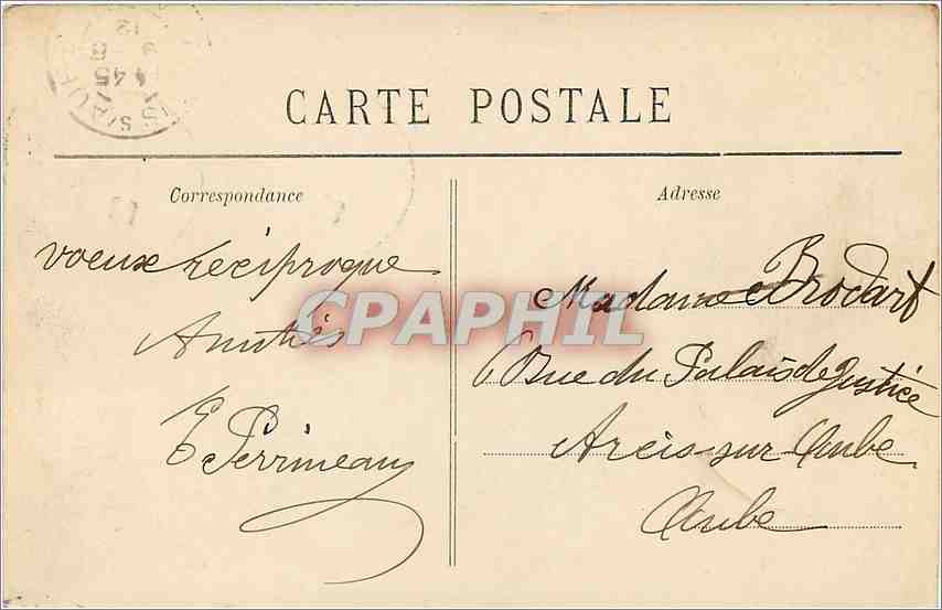 Le Mont-Dore — La Table d'Orientaion au Sommet du Sancy — L'Auvergne Pittoresque — Verso