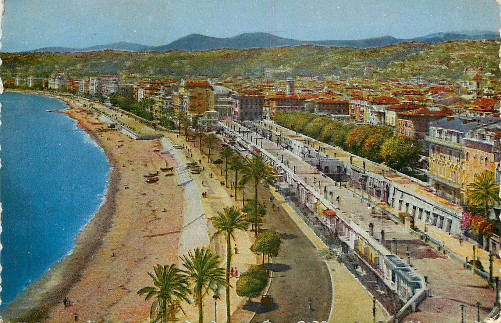 CPA Nice Vue generale prise du Chateau 
