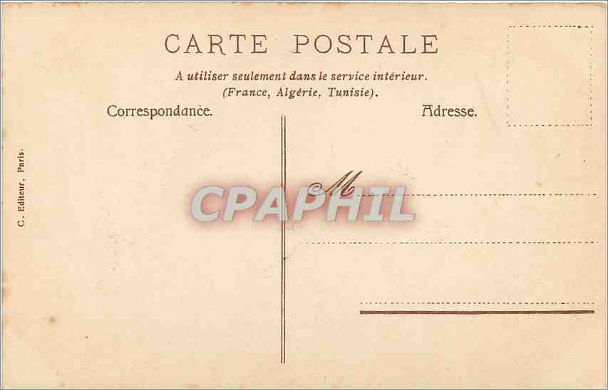 CPA Glaneuses — Verso