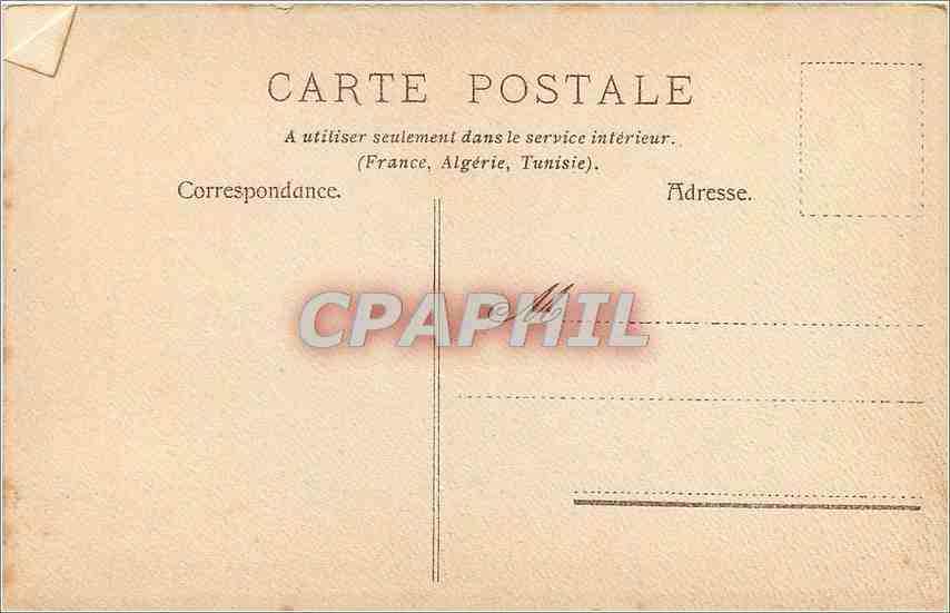 CPA Paysans — Verso