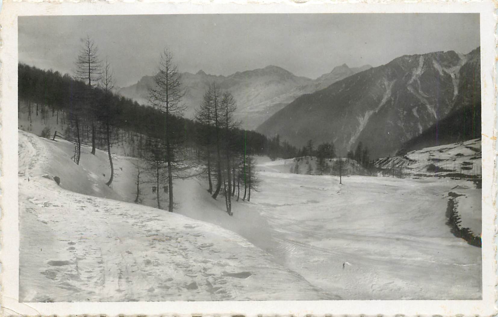 CPM Mont Genevre Et la chaine de Montbrisson 
