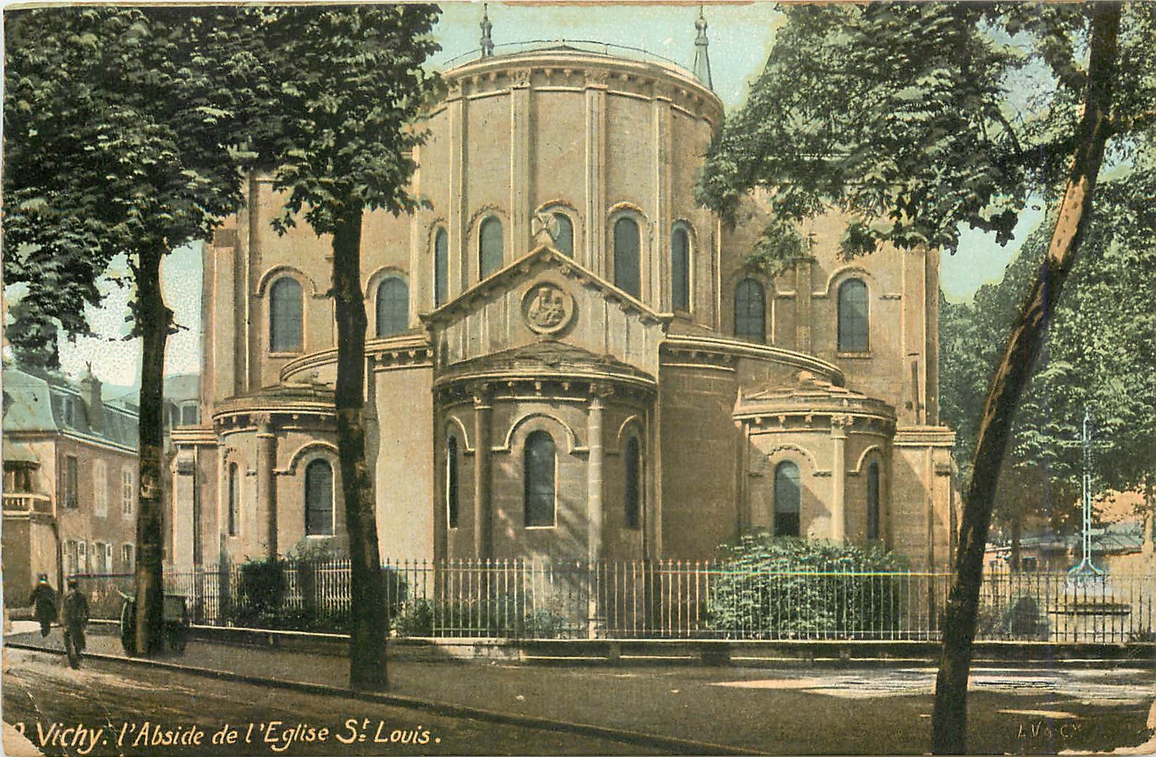 CPA Vichy l'Abside de l'Eglise St Louis 