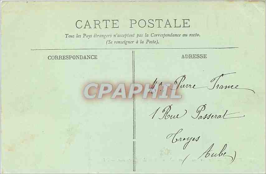 CPA Vichy Le Nouveau Parc Le Chalet de l'Empereur  — Verso