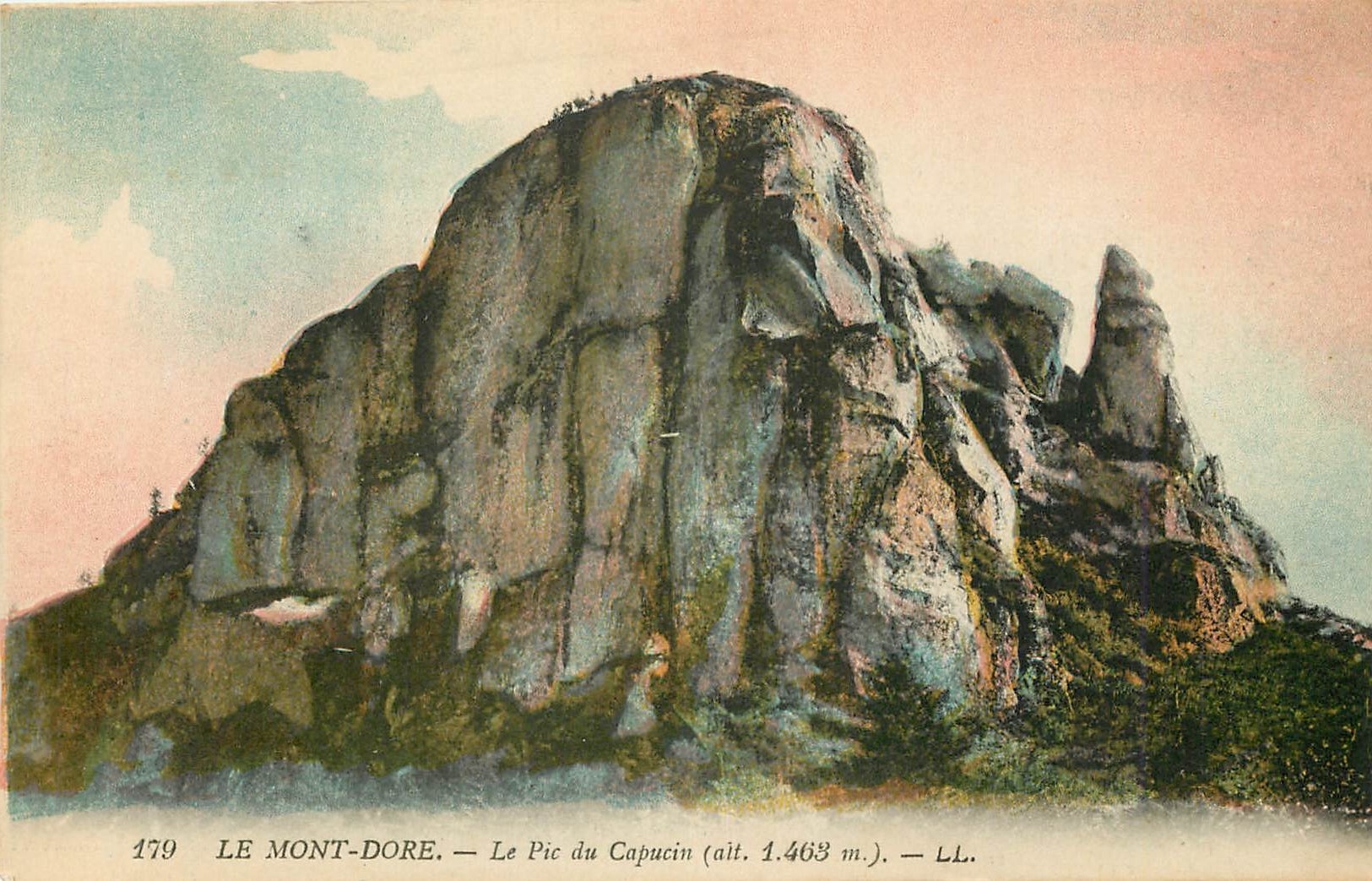 Le Mont-Dore — Le Pic du Capucin (alt. 1.463 m.) — LL. — n° 179