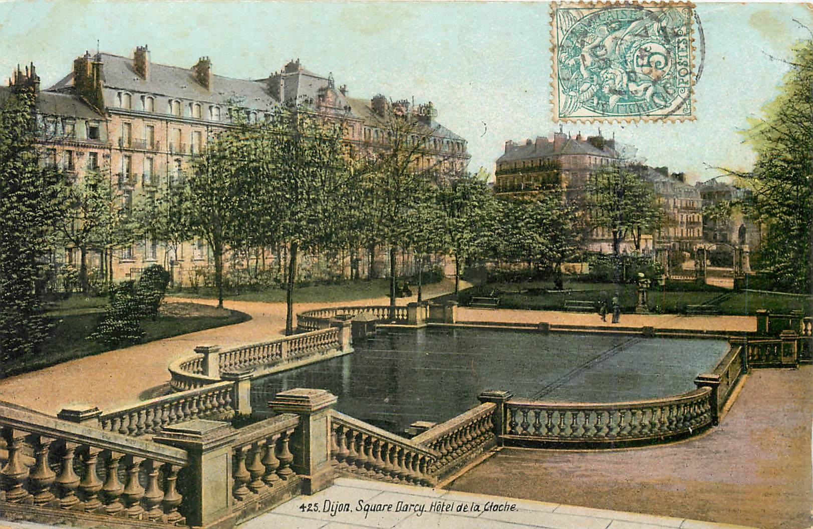 CPA Dijon Square Darcy Hotel de la Cloche 