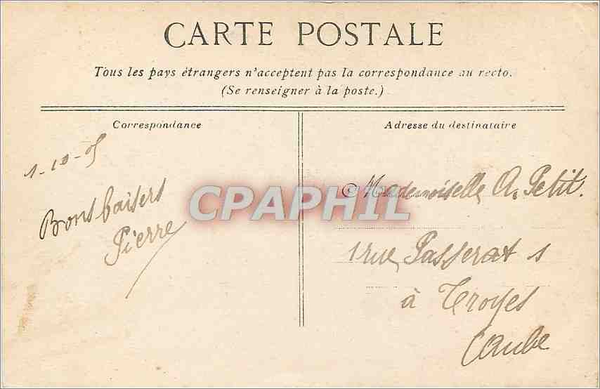 CPA Parc du Petit Trianon La Laiterie de Marie Antoinette  — Verso