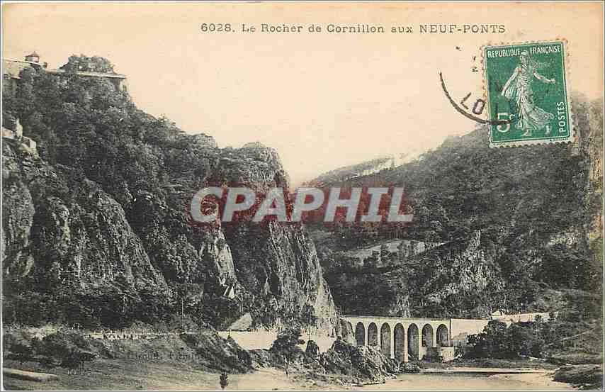 CPA Le Rocher de Cornillon aux Neuf Ponts 