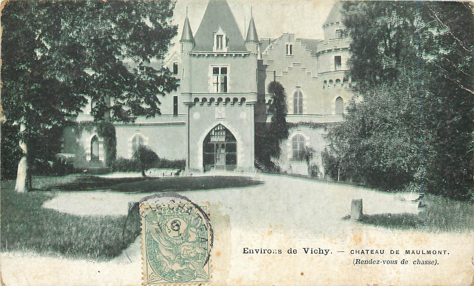 CPA Environs de Vichy Chateau de Maulmont 