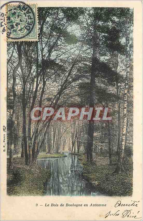 CPA Le Bois de Boulogne en Automne 