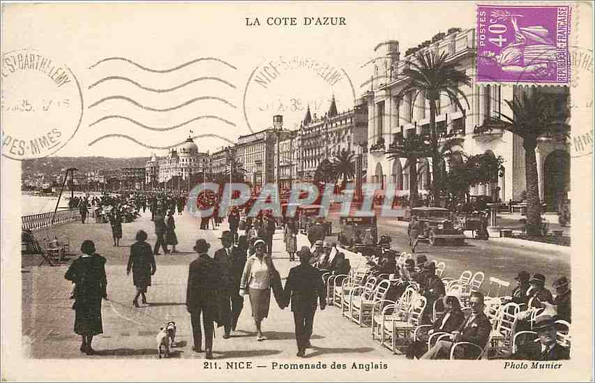 CPA Nice Promenade des Anglais 