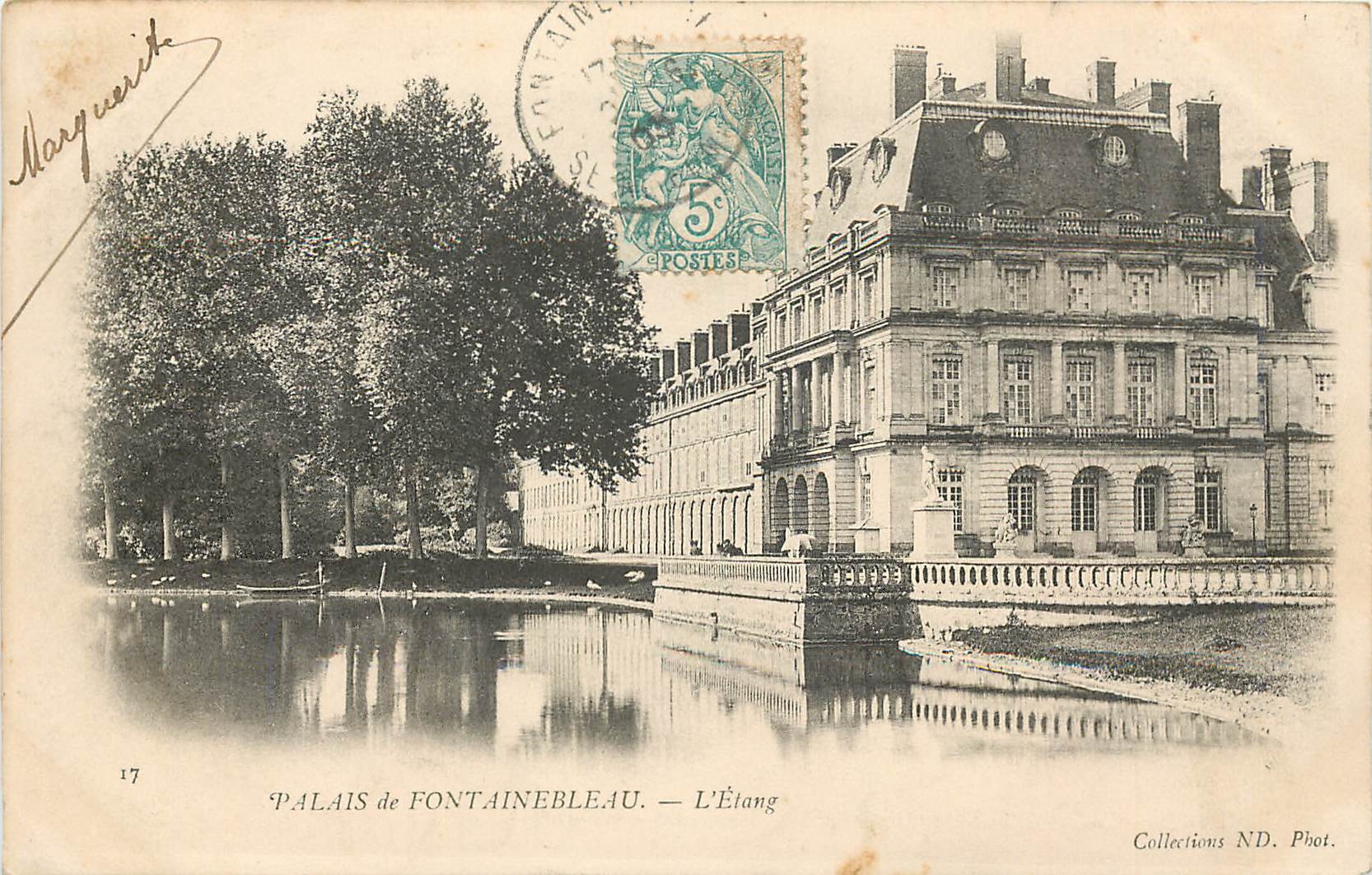 Palais de Fontainebleau — L'Étang — Collections ND. Phot.