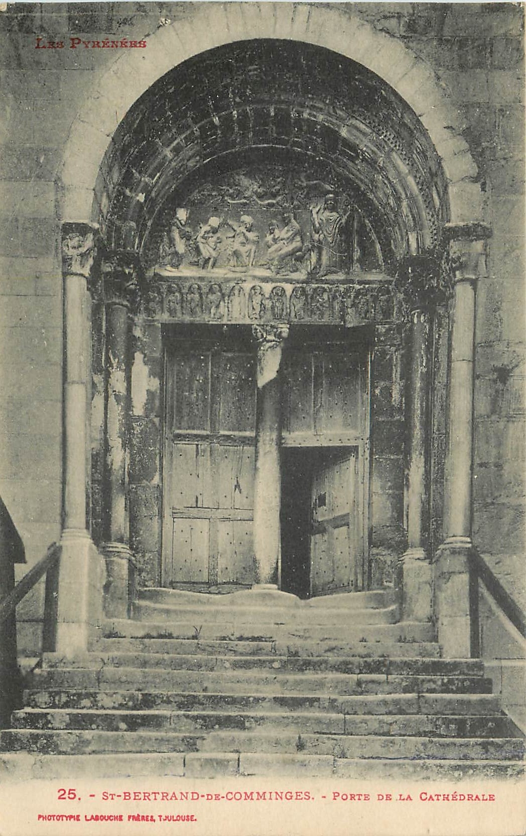 CPA St Bertrand de Comminges Porte de la Cathedrale 