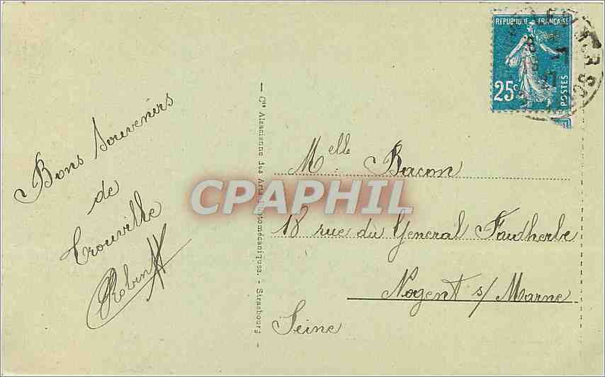 CPA Deauville Plage Fleurie Les Parterres fleuris et le Casino  — Verso