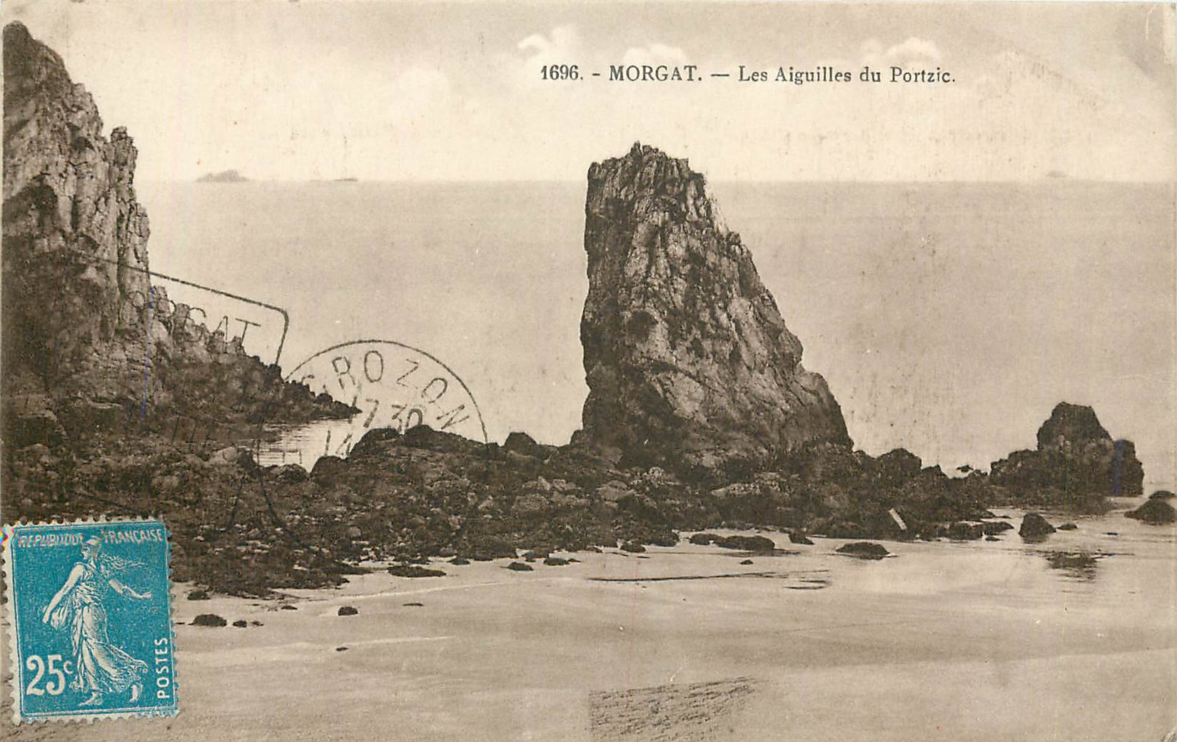 CPA Morgat Les Aiguilles du Portzic 