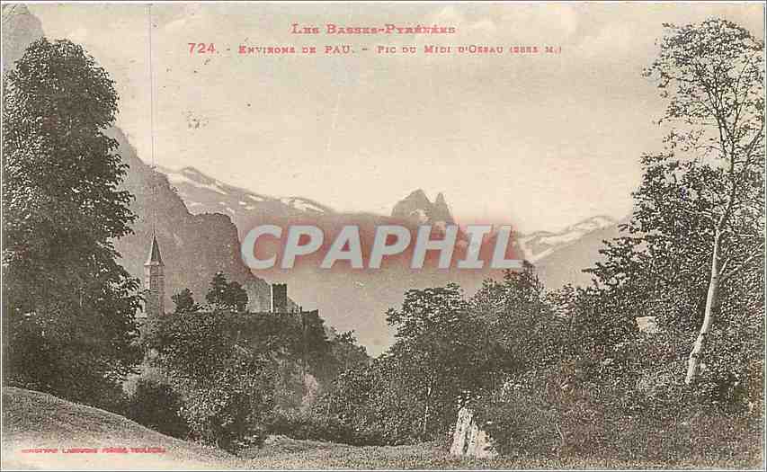 CPA Environs de Pau Pic du Midi d'Ossau 