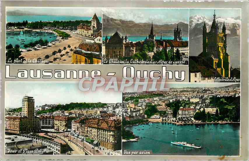 CPM Lausanne Ouchy Le port et le château