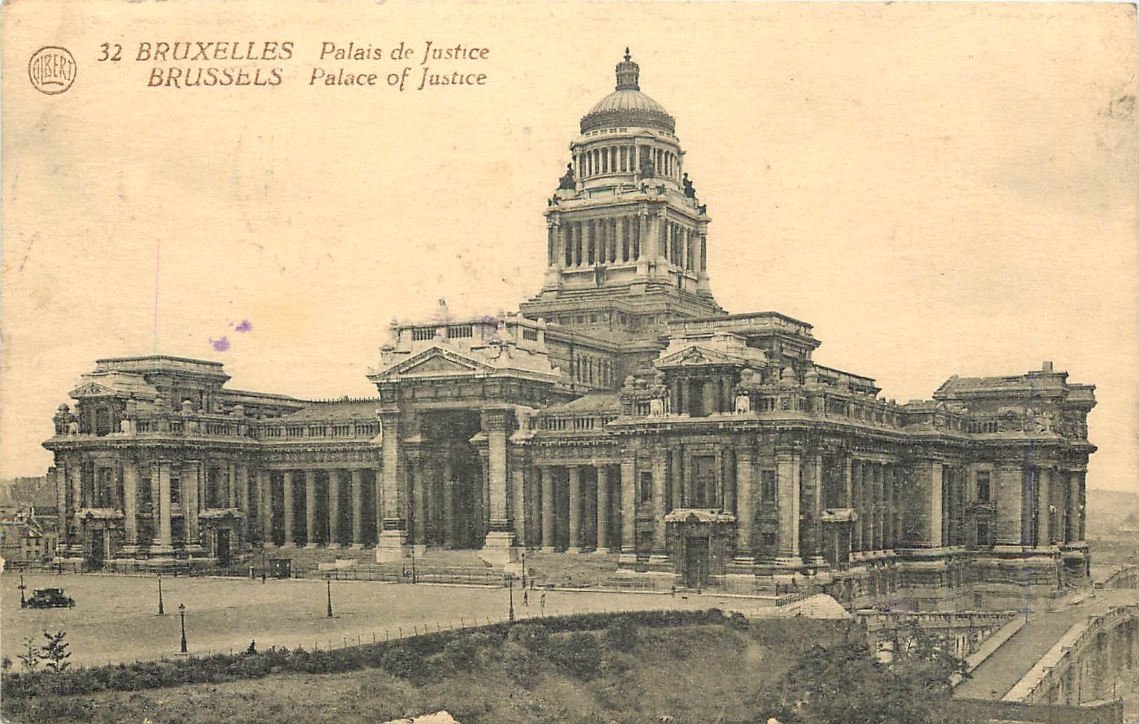 CPA Bruxelles Palais de Justice 