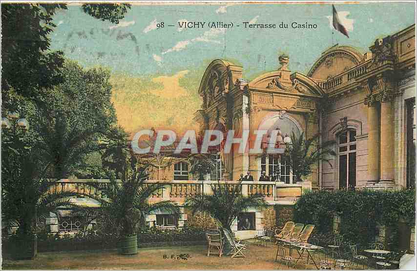 CPA Vichy Allier Terrasse du Casino 