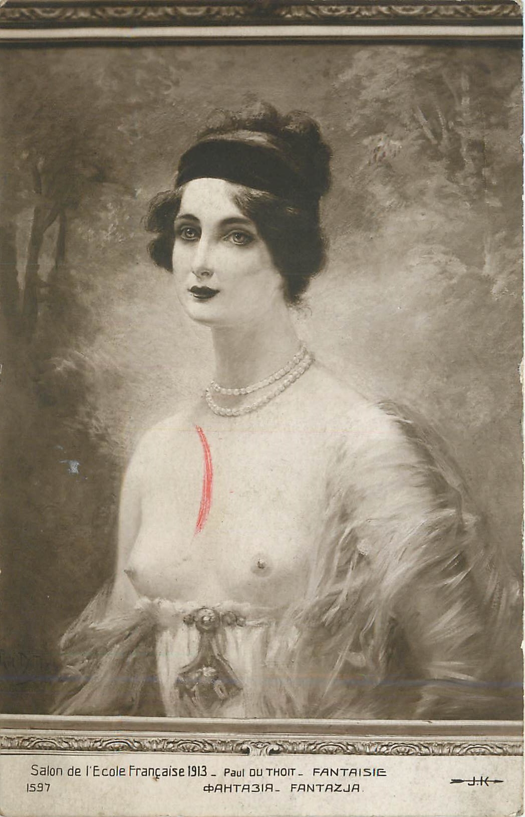 CPA Salon de l'Ecole Francaise 1913 Paul du Thoit