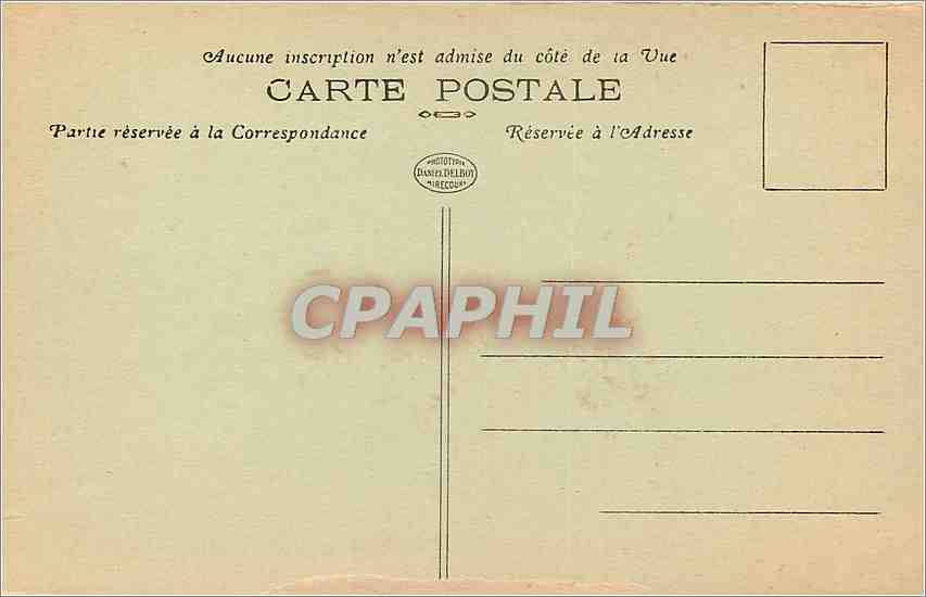 CPA Contrexeville Entree de l'Etablissement et le Parc  — Rückseite