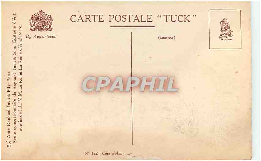 CPA Menton Le Pont Saint Louis Frontiere Italienne  — Rückseite