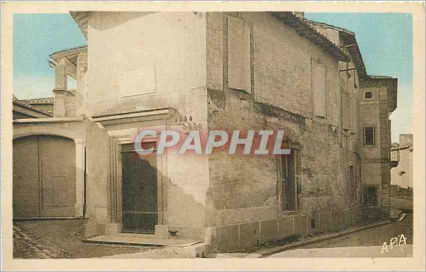 CPA Aigues Vives Gard Maison Gaston Doumergue 