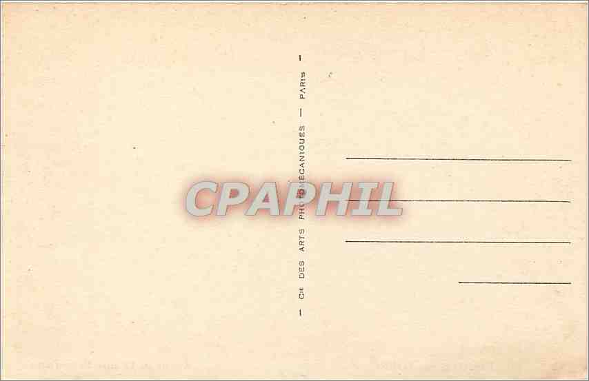 CPA Villeneuve sur Yonne Abside de l'Eglise Notre Dame  — Back