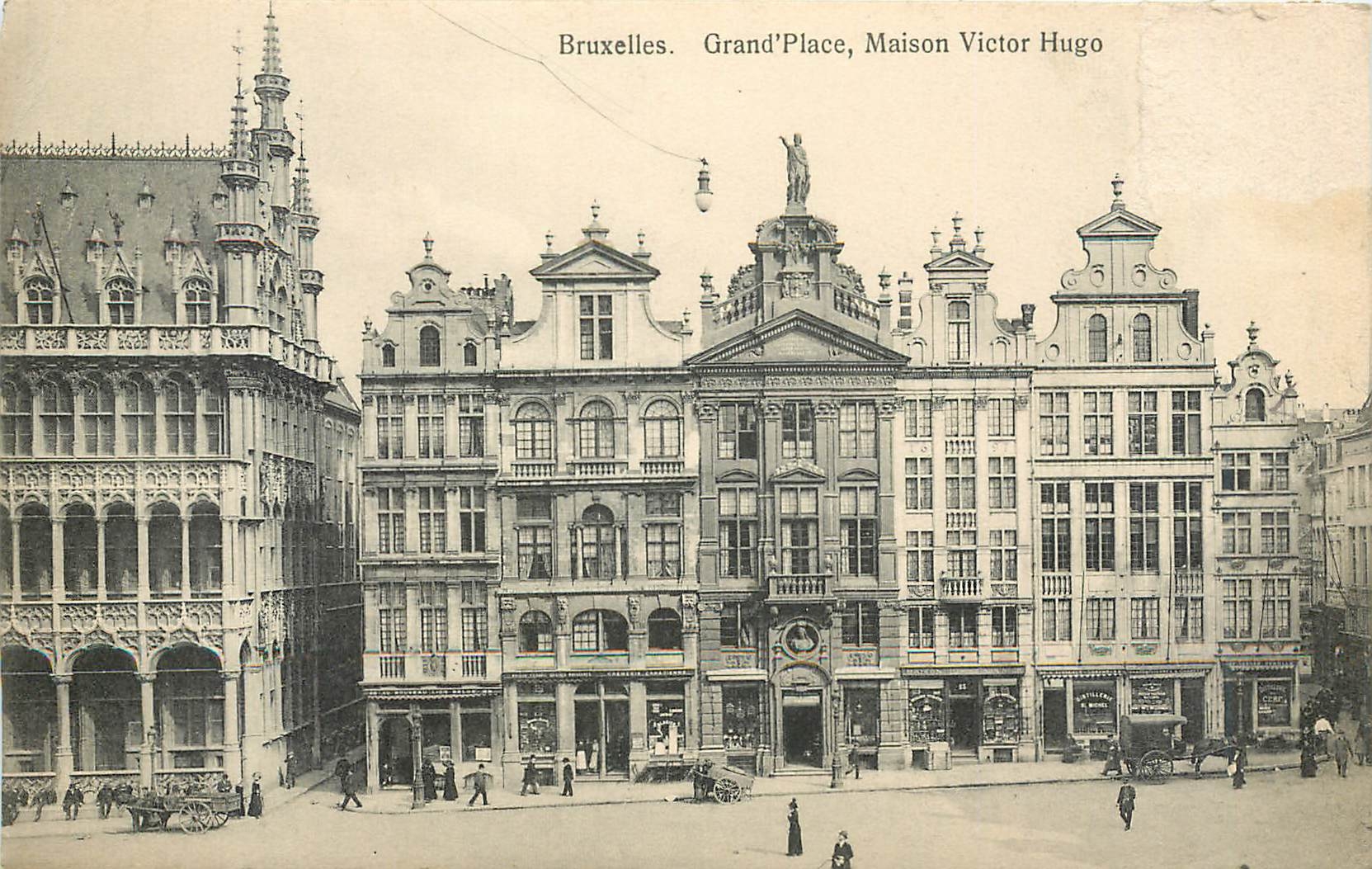 CPA Bruxelles Grand Place Maison Victor Hugo 