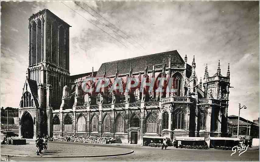 CPM Caen Calvados Eglise Saint Pierre 
