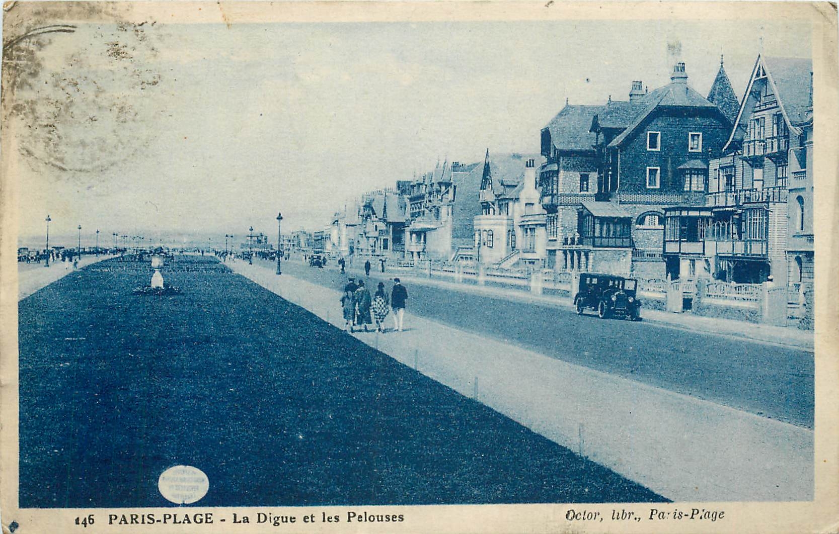 CPA Paris Plage La Digue et les Pelouses 