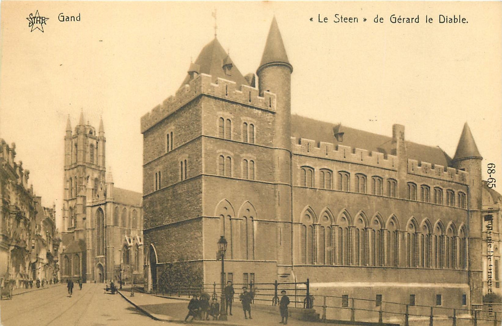CPA Gand Le Steen de Gerard le Diable 
