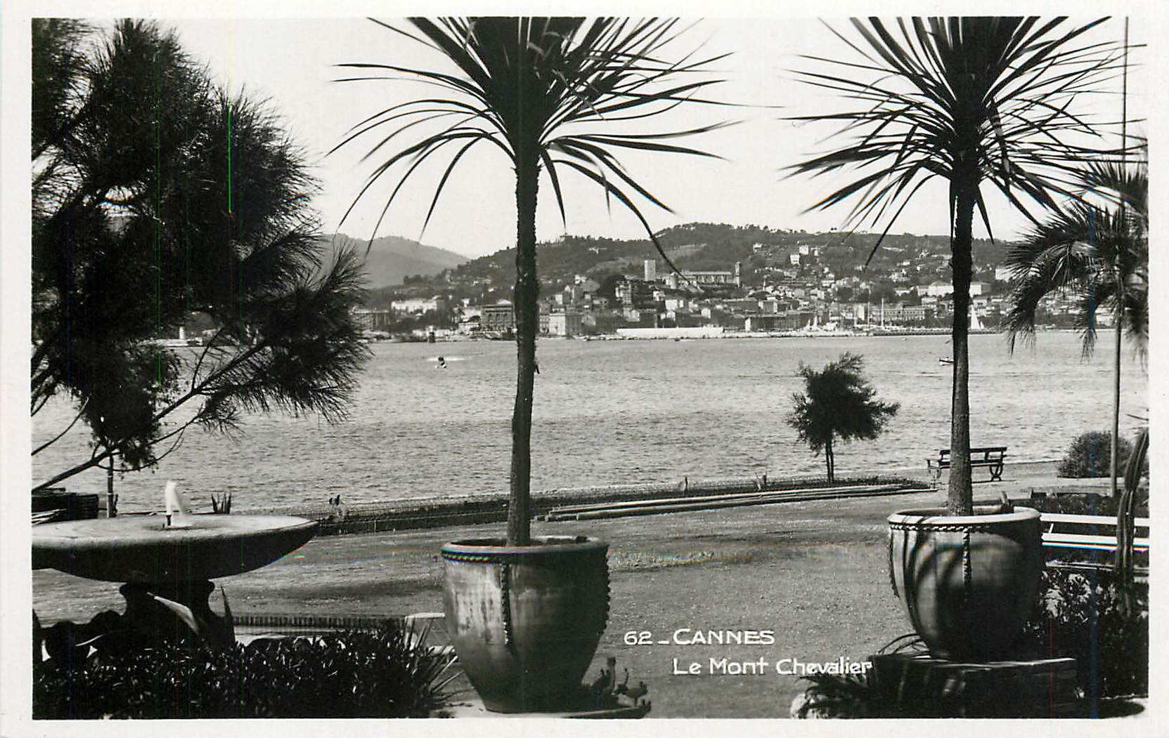 CPA Cannes Le Mont Chevalier 