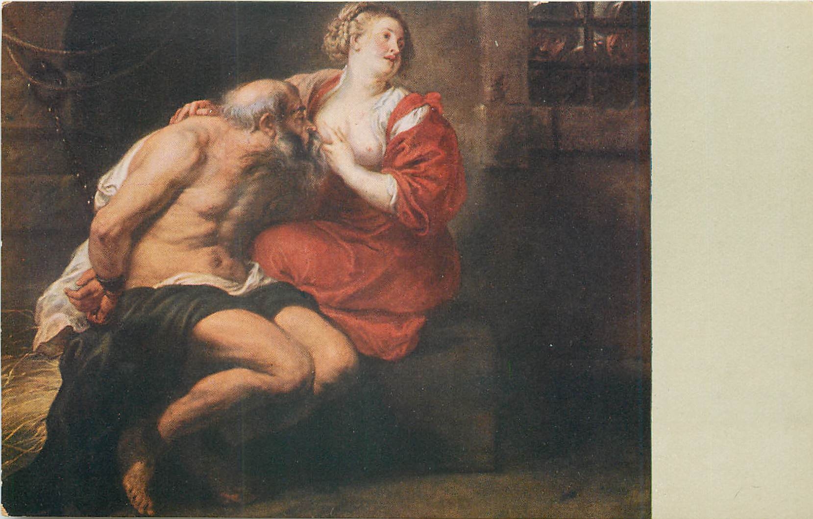 CPA Rijksmuseum Amsterdam PP Rubens Cimon und Pera 