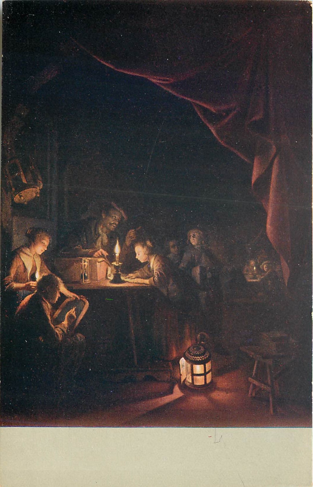 CPA Rijksmuseum Amsterdam Gerard Doc L Ecole du Soir 